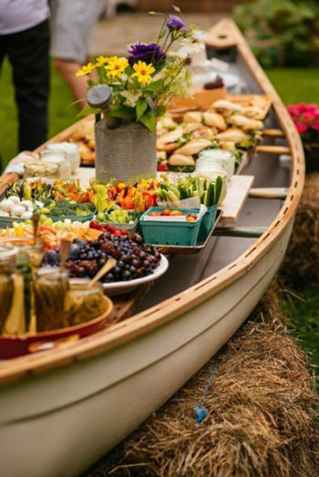 9 Unique Ways to Display Your Grazing Tables - Rustic Weddings